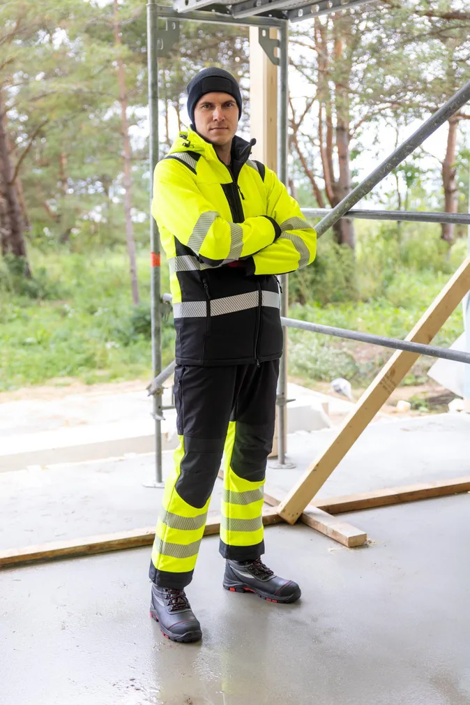 TALVEPÜKSID WORTEX NORDY MUST/KOLLANE XXL
