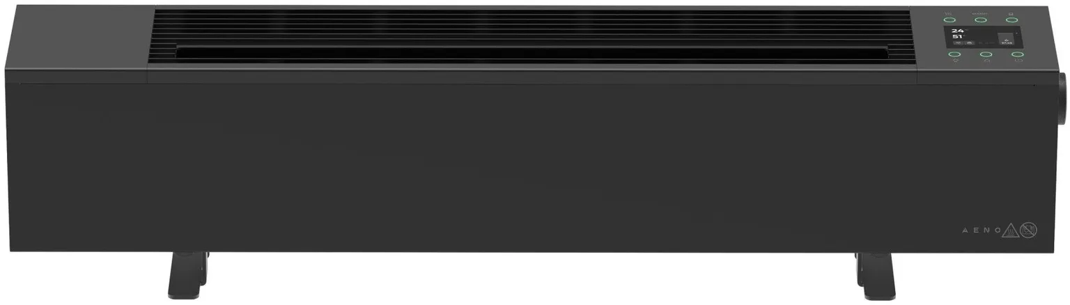 KÜÜTESEADE AENO KAMINATULE EFFEKTIGA 2000W WIFIGA MUST