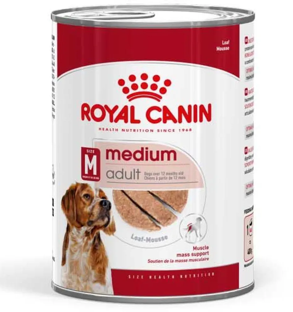 KOERAKONSERV ROYAL CANIN MEDIUM ADULT LOAF 410G