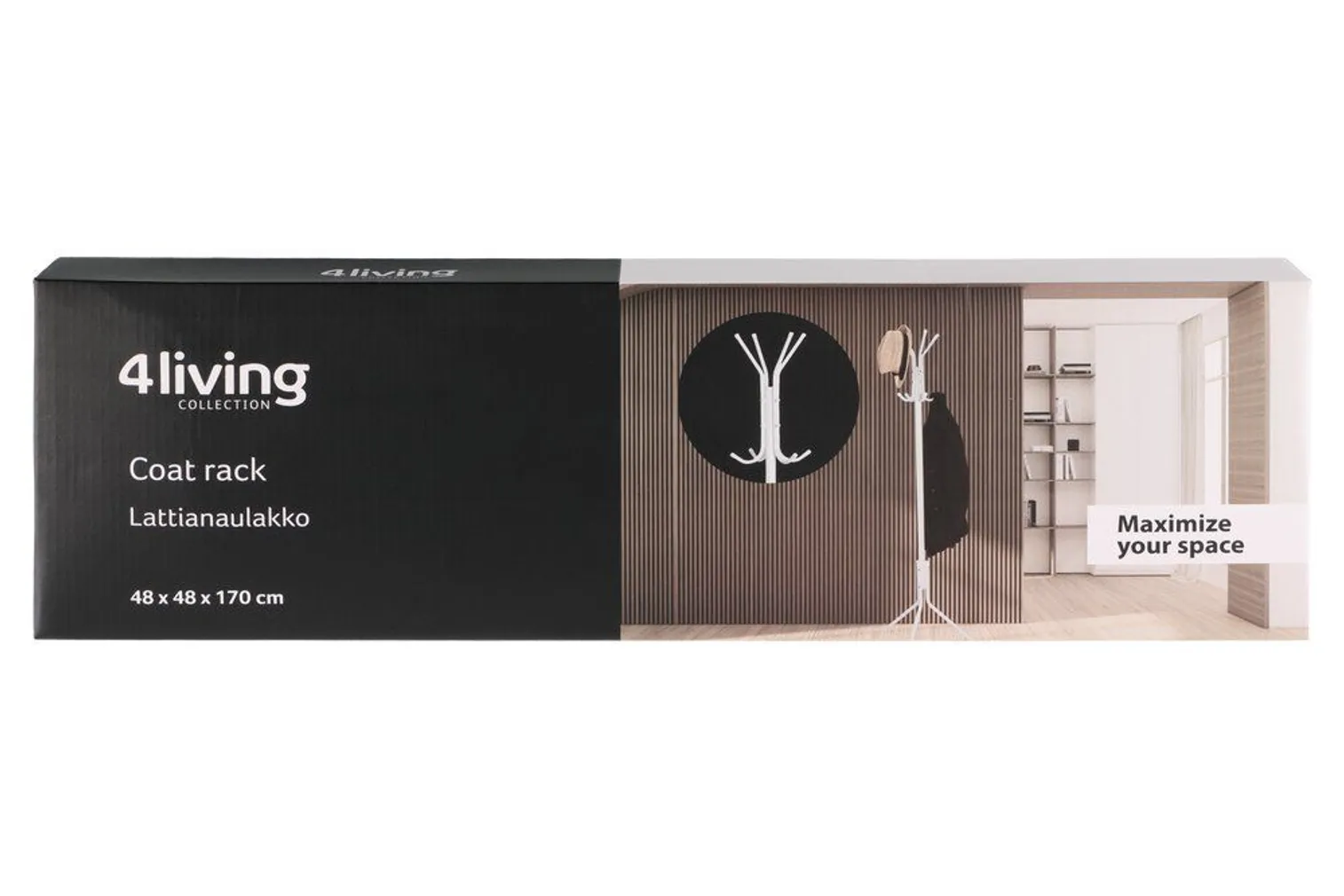 RIIDENAGI 4LIVING 170CM VALGE