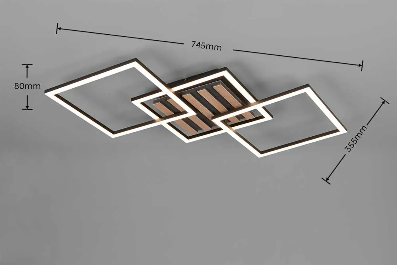 LAELAMP REALITY ZARO 3XLED MATT MUST/PUIT