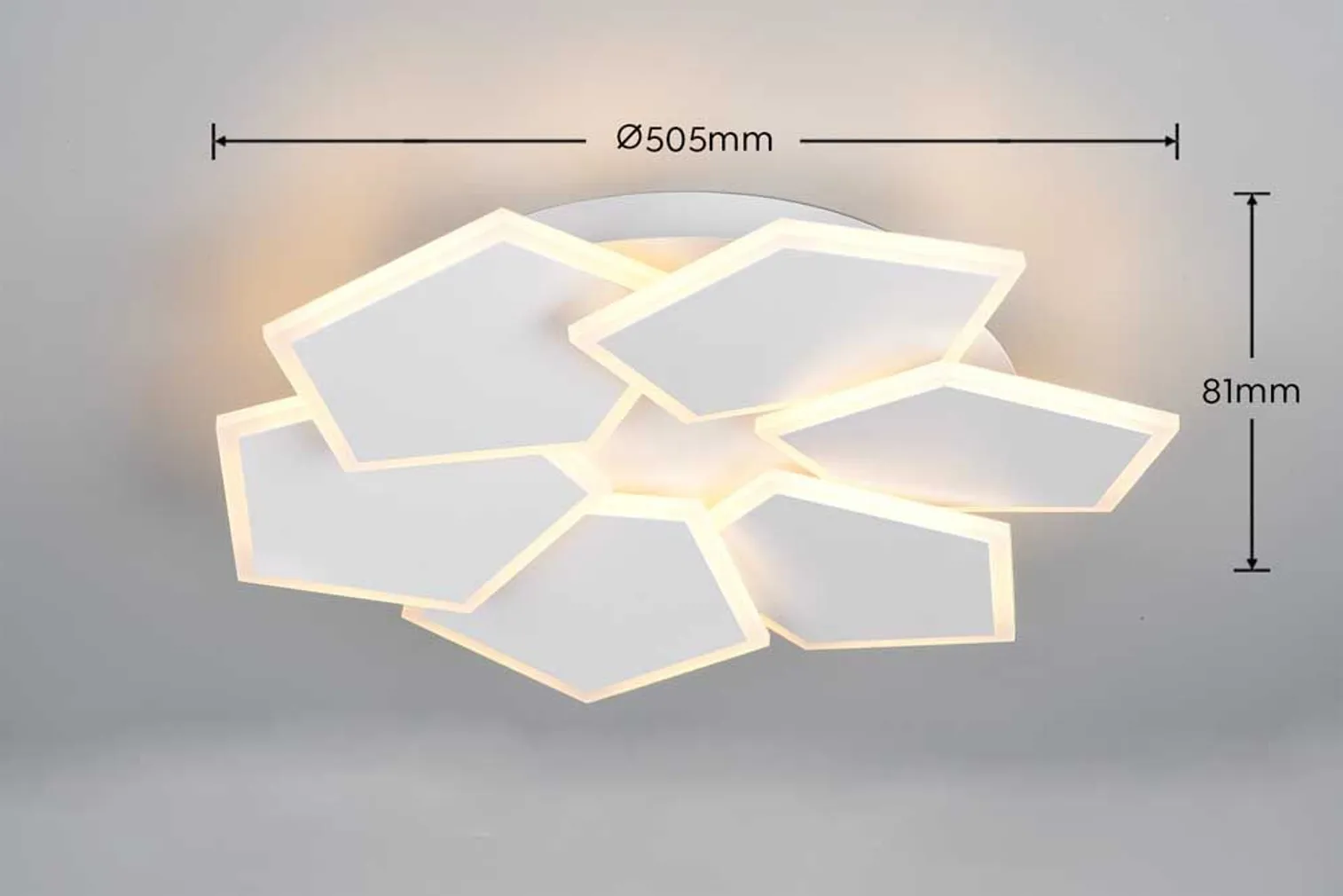 LAELAMP TRIO ZAYA LED 50CM MATT VALGE