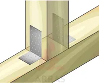 NAELUTUSNURK ARRAS 200X100X100X2,5 ZN