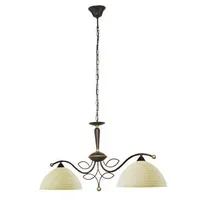 LAELAMP BELUGA 2-NE 60W E27 ANTIIKPRUUN/SHAMPANJA