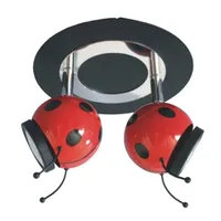 KOHTVALGUSTI RED 2-NE 50W GU10 PUNANE/MUST