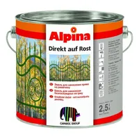 VÄRV ALPINA DIREKT AUF ROST RAL1036 2,5L KULDNE LÄIKIV