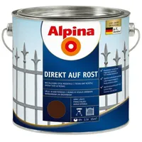 METALLIVÄRV ALPINA DIREKT AUF ROST 2,5L TUMEPRUUN (RAL8011) LÄIKIV