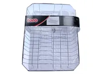 NÕUDEREST ALUSEGA VALGE 43,5X32,8X14,5CM