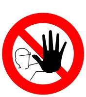 KLEEBIS VÕÕRAS ÄRA TULE 10X10