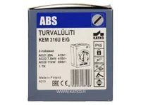 TURVALÜLITI 3P 16A IP66 KEM316 KATKO