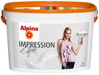 STRUKTUURVÄRV ALPINA IMPRESSION EFFEKT 10L VALGE MATT