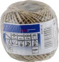 KANEPINÖÖR KEERUTATUD 1,3MMX50M LOODUSVALGE