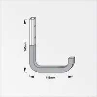 GARAAZINAGI 115 X 1ALUMIINIUM PUNANE