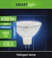 HALOGEENLAMP 50W G5.3 MR16 60° 12V