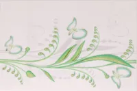 KERAAMILINE DEKOORPLAAT BERYOZA CERAMICA NARCISSUS 20X30CM HELEROHELINE