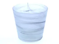 LILLEPOTIÜMBRIS ALABASTER 14CM MATTKLAAS MUST