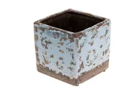 LILLEPOTIÜMBRIS LATINA VINTAGE 15CM TÜRKIIS