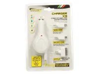 TELEFONILAADIJA UNIVERSAALNE 3-ADAPTERIGA SISSEKERITAV