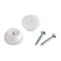 LIBISEMISKAITSE KRUVIGA PLAST.VALGE 4TK 24MM Ø