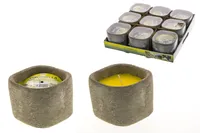 LÕHNAKÜÜNAL POTIS CITRONELLA Ø110X90MM 15H 9TK PAKIS