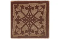 KERAAMILINE DEKOORPLAAT 9,8X9,8 TREMONT BROWN A