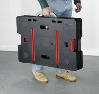 TÖÖLAUD KOKKUPANDAV, PLASTIK 85X55X86 CM