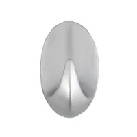 NAGI OVAALNE 55X34X28MM MATT KROOM 2TK KLEEBITAV