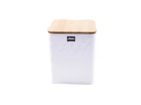 HOIUPURK METALL 11,5X11,5X14CM BAMBUSKAANEGA