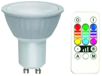 LEDLAMP PULDIGA RGB GU10 LED 3,2W 100°