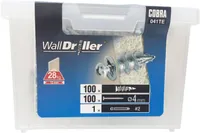 KIPSPLAADI TÜÜBEL COBRA W.D,4 METALL 30KG 100TK