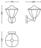 FASSAADIVALGUSTI PHILIPS ROBIN SENSORIGA VALGE 4,5W LED 430LM IP44