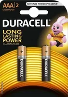 PATAREI DURACELL BASIC MN2400 AAA 2-PAKK