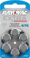 PATAREI RAYOVAC EXTRA ADVANCED 675 6TK PAKIS