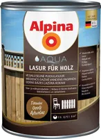 PUIDUKAITSEVAHEND ALPINA AQUA LASUR FÜR HOLZ 0,75L TAMM