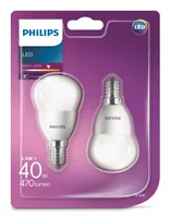 LED LAMP 5,5W P45 E14 WW FR ND 2TK PAKIS PHILIPS