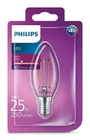 LEDLAMP CLASSIC 2W - 25W E14 B35 230V WW CL ND PHILIPS