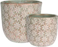 LILLEPOTT TERRACOTTA 135X135X139MM KARIKAKAR