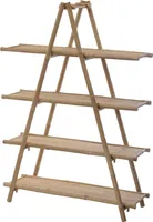 LILLERIIUL BAMBUS 100X35X140CM 4 TASANDIT NATURAALNE