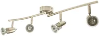 KOHTVALGUSTI 4-NE SIRGE GU10 4X50W NIKKEL VALGUSA