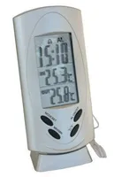 SISE-JA VÄLISTERMOMEETER +KELL DIGITAALNE