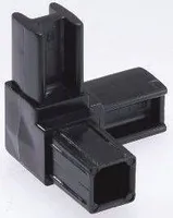 ÜHENDUSLÜLI 3-NE ARCANSAS PVC, MUST 20X20MM