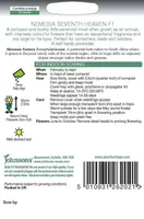 LILLESEEMNED JOHNSON’S NEMEESIA SEVENTH HEAVEN F1