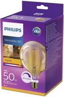 LED LAMP CLASSIC 7 - 50W G120 E27 2000K GOLD PHILIPS