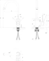 VALAMU JA SEGISTI KOMPLEKT AQUASANITA GRANIIT MUST