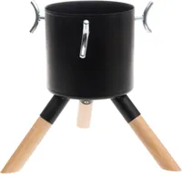 KUUSEJALG WINTERIA 40X40X23,5CM METALL+PUIT MUST 1,2L
