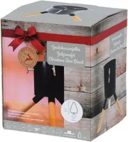 KUUSEJALG WINTERIA 40X40X23,5CM METALL+PUIT MUST 1,2L