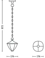 RIPPLAEVALGUSTI PHILIPS ROBIN VALGE 4,5W LED 1290LM IP44 