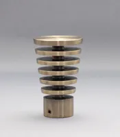 KARDINAPUU OTSIK "WIEZA" Ø19MM ANTIIK MESSING 2TK