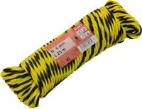 KÖIS SUKI FILM POLÜPROPÜLEEN 6MMX25M MUST/KOLLANE