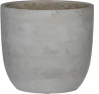 LILLEPOTIÜMBRIS MICA DECORATIONS CLIFF H15,5XØ17CM BEEŽ